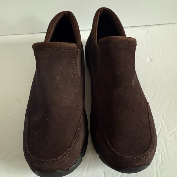 Men\'s Lands\' End Brown Suede Loafers Slip-Ons Shoes Size 8.5 main image 5